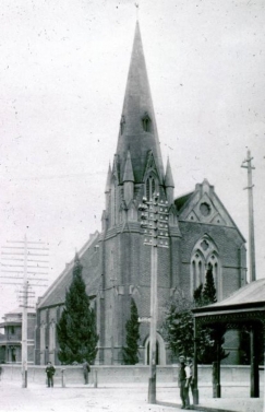 Wesley church as it was when first opened, April 1870.
